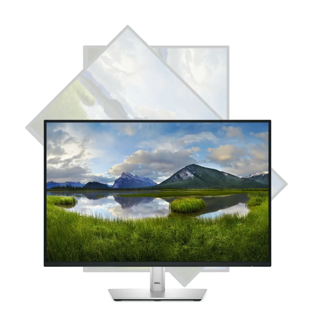 DELL Pro 24 Plus USB-C Hub Monitor Side View Slide.webp