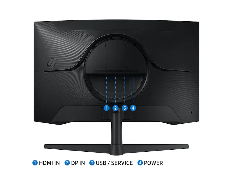 SAMSUNG 32” Odyssey G5 Gaming Monitor Ports Ports.webp