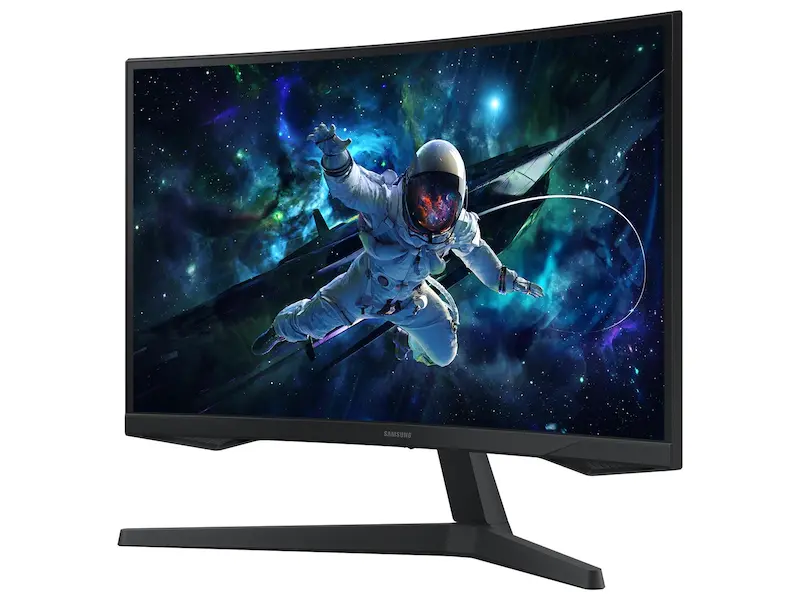SAMSUNG 32” Odyssey G5 Gaming Monitor Side View.webp