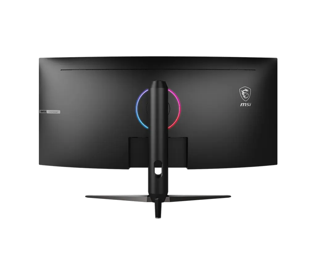 MSI MAG342CQR 34 Curved Gaming Monitor Back View.webp