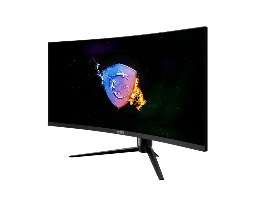 MSI MAG342CQR 34 Curved Gaming Monitor Rigth Side.webp