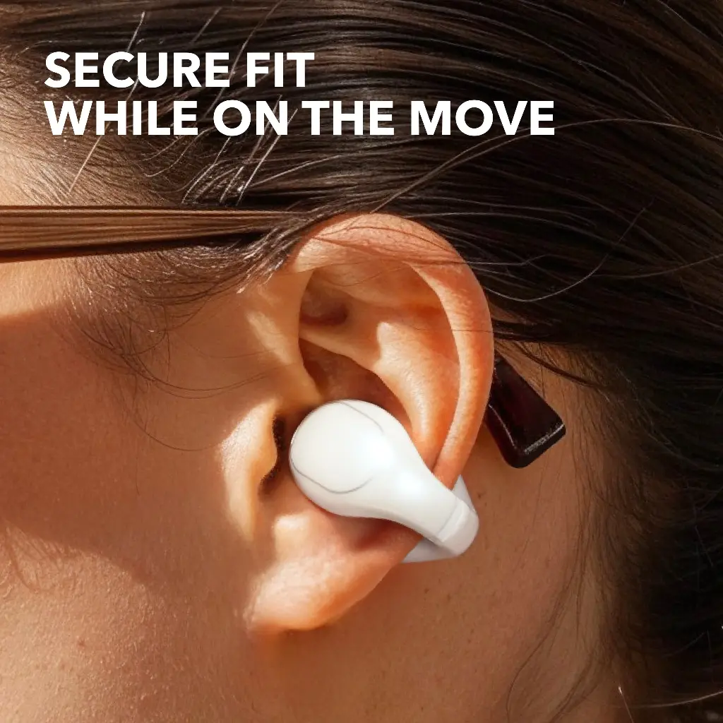 Soundcore C30i A3330 Open-Ear Clip-On Earbuds Bluetooth 5.3 Wireless Earbuds IPX4 Waterproof Touch Control Black 4.webp