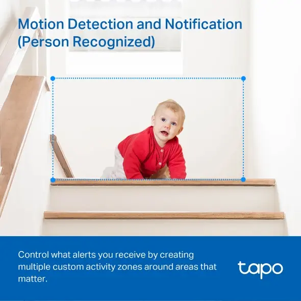 Tapo C200C Pan Tilt Home Security Wi-Fi Camera Detect.webp