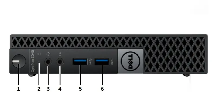 Dell Optiplex 3040 Mini Desktop Core i5 6th Gen 8GB RAM 256GB SSD Windows 10 Pro Business PC Black.webp
