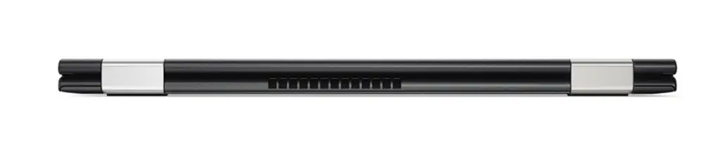 Lenovo ThinkPad Yoga 370 Intel® Core™ i5 i5-7300U Hybrid (2-in-1) 33.8 cm (13.3) Touchscreen Full HD 8 GB DDR4-SDRAM 256 GB SSD Windows 10 Pro Black Hinges Closed.webp