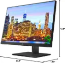 HP Z24i G2 24 Inch 1920 x 1200 IPS LED Backlit Monitor 2-Pack Display Bundle with Desk Mount Clamp Fully Adjustable Dual Monitor Stand