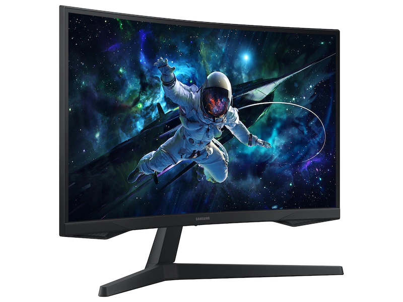 SAMSUNG 32" Odyssey G5 Curved Gaming Monitor WQHD (2560x1440) 144Hz 1ms HDMI Display Port AMD FreeSync Premium HDR10 Black